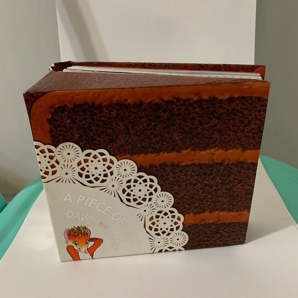 Vintage 2000 First American Edition Piece of Cake Pop Up Book by David Pelham